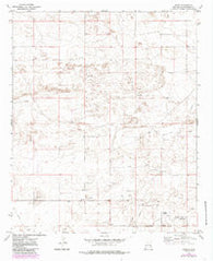 Bluit New Mexico Historical topographic map, 1:24000 scale, 7.5 X 7.5 Minute, Year 1972