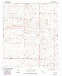Bluit New Mexico Historical topographic map, 1:24000 scale, 7.5 X 7.5 Minute, Year 1972