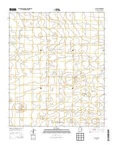 Bluit New Mexico Historical topographic map, 1:24000 scale, 7.5 X 7.5 Minute, Year 2013