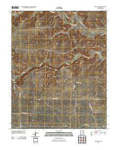 Boiler Gap New Mexico Historical topographic map, 1:24000 scale, 7.5 X 7.5 Minute, Year 2010