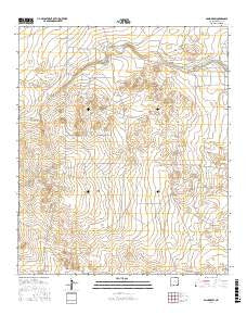 Bond Draw New Mexico Current topographic map, 1:24000 scale, 7.5 X 7.5 Minute, Year 2017