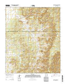 Bonine Canyon New Mexico Historical topographic map, 1:24000 scale, 7.5 X 7.5 Minute, Year 2013