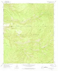 Bonner Canyon New Mexico Historical topographic map, 1:24000 scale, 7.5 X 7.5 Minute, Year 1963