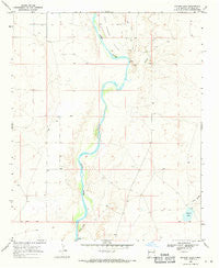 Bonner Lake New Mexico Historical topographic map, 1:24000 scale, 7.5 X 7.5 Minute, Year 1968