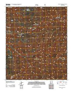 Bonner Canyon New Mexico Historical topographic map, 1:24000 scale, 7.5 X 7.5 Minute, Year 2011