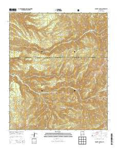Bonner Canyon New Mexico Historical topographic map, 1:24000 scale, 7.5 X 7.5 Minute, Year 2013
