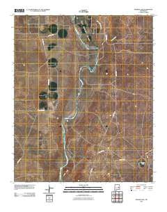 Bonner Lake New Mexico Historical topographic map, 1:24000 scale, 7.5 X 7.5 Minute, Year 2010