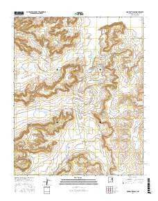 Bookout Ranch New Mexico Current topographic map, 1:24000 scale, 7.5 X 7.5 Minute, Year 2017