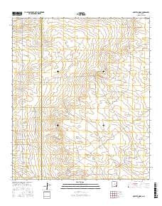 Bootleg Ridge New Mexico Current topographic map, 1:24000 scale, 7.5 X 7.5 Minute, Year 2017