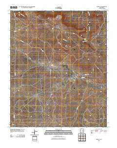Borica New Mexico Historical topographic map, 1:24000 scale, 7.5 X 7.5 Minute, Year 2010