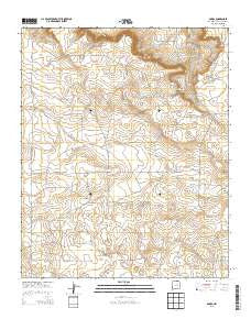 Borica New Mexico Historical topographic map, 1:24000 scale, 7.5 X 7.5 Minute, Year 2013