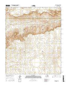 Borica SW New Mexico Current topographic map, 1:24000 scale, 7.5 X 7.5 Minute, Year 2017