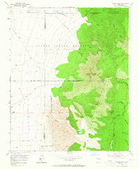 Bosque Peak New Mexico Historical topographic map, 1:24000 scale, 7.5 X 7.5 Minute, Year 1954