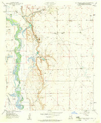 Bottomless Lakes New Mexico Historical topographic map, 1:24000 scale, 7.5 X 7.5 Minute, Year 1950