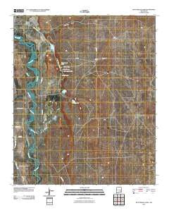 Bottomless Lakes New Mexico Historical topographic map, 1:24000 scale, 7.5 X 7.5 Minute, Year 2010