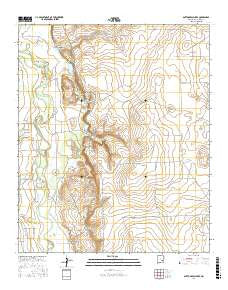 Bottomless Lakes New Mexico Current topographic map, 1:24000 scale, 7.5 X 7.5 Minute, Year 2017