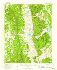 Boulder Lake New Mexico Historical topographic map, 1:62500 scale, 15 X 15 Minute, Year 1955