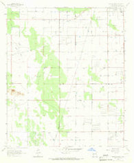 Bowlin Ranch New Mexico Historical topographic map, 1:24000 scale, 7.5 X 7.5 Minute, Year 1965