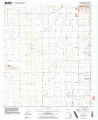 Bowlin Ranch New Mexico Historical topographic map, 1:24000 scale, 7.5 X 7.5 Minute, Year 1996