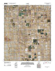Bowlin Ranch New Mexico Historical topographic map, 1:24000 scale, 7.5 X 7.5 Minute, Year 2010