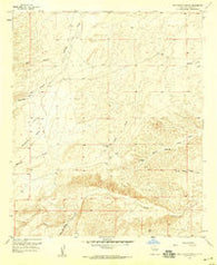 Box Canyon Ranch New Mexico Historical topographic map, 1:24000 scale, 7.5 X 7.5 Minute, Year 1957