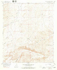 Box Canyon Ranch New Mexico Historical topographic map, 1:24000 scale, 7.5 X 7.5 Minute, Year 1957