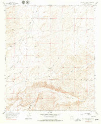 Box Canyon Ranch New Mexico Historical topographic map, 1:24000 scale, 7.5 X 7.5 Minute, Year 1957