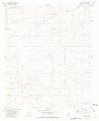 Box Lake New Mexico Historical topographic map, 1:24000 scale, 7.5 X 7.5 Minute, Year 1981
