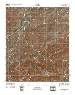 Box Canyon Ranch New Mexico Historical topographic map, 1:24000 scale, 7.5 X 7.5 Minute, Year 2010