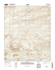 Box Lake New Mexico Current topographic map, 1:24000 scale, 7.5 X 7.5 Minute, Year 2013
