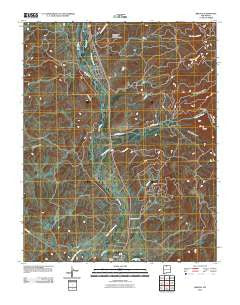 Brazos New Mexico Historical topographic map, 1:24000 scale, 7.5 X 7.5 Minute, Year 2010