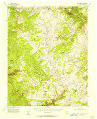 Brazos Peak New Mexico Historical topographic map, 1:62500 scale, 15 X 15 Minute, Year 1955