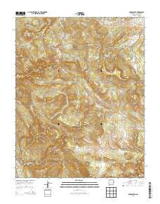 Brazos Peak New Mexico Historical topographic map, 1:24000 scale, 7.5 X 7.5 Minute, Year 2013