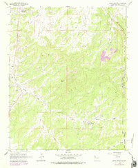 Bread Springs New Mexico Historical topographic map, 1:24000 scale, 7.5 X 7.5 Minute, Year 1963