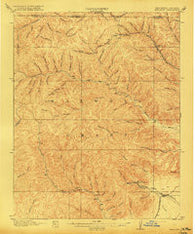 Brilliant New Mexico Historical topographic map, 1:62500 scale, 15 X 15 Minute, Year 1915