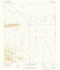Brockman New Mexico Historical topographic map, 1:24000 scale, 7.5 X 7.5 Minute, Year 1964