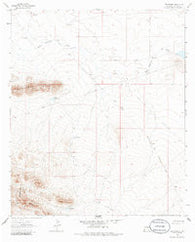 Brockman New Mexico Historical topographic map, 1:24000 scale, 7.5 X 7.5 Minute, Year 1964