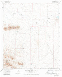 Brockman New Mexico Historical topographic map, 1:24000 scale, 7.5 X 7.5 Minute, Year 1964