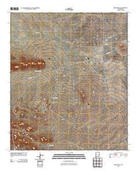 Brockman New Mexico Historical topographic map, 1:24000 scale, 7.5 X 7.5 Minute, Year 2010