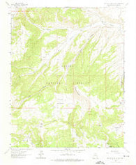 Broke Off Mountain New Mexico Historical topographic map, 1:24000 scale, 7.5 X 7.5 Minute, Year 1963