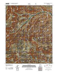 Broke Off Mountain New Mexico Historical topographic map, 1:24000 scale, 7.5 X 7.5 Minute, Year 2011