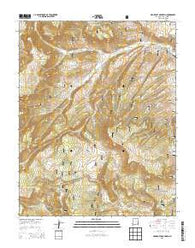 Broke Off Mountain New Mexico Historical topographic map, 1:24000 scale, 7.5 X 7.5 Minute, Year 2013