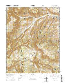 Broke Off Mountain New Mexico Historical topographic map, 1:24000 scale, 7.5 X 7.5 Minute, Year 2013