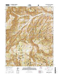 Broke Off Mountain New Mexico Current topographic map, 1:24000 scale, 7.5 X 7.5 Minute, Year 2017