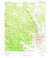 Broken Back Crater New Mexico Historical topographic map, 1:62500 scale, 15 X 15 Minute, Year 1948