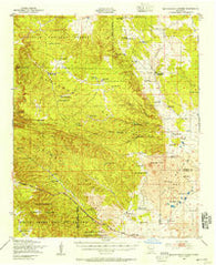 Broken Back Crater New Mexico Historical topographic map, 1:62500 scale, 15 X 15 Minute, Year 1948