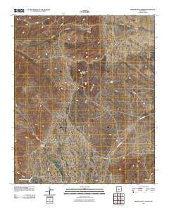 Broken Back Crater New Mexico Historical topographic map, 1:24000 scale, 7.5 X 7.5 Minute, Year 2010