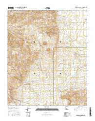 Broken Back Crater New Mexico Current topographic map, 1:24000 scale, 7.5 X 7.5 Minute, Year 2017