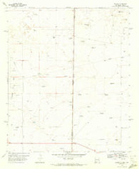 Bronco Texas Historical topographic map, 1:24000 scale, 7.5 X 7.5 Minute, Year 1970