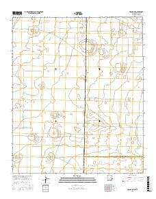 Bronco NE New Mexico Current topographic map, 1:24000 scale, 7.5 X 7.5 Minute, Year 2017